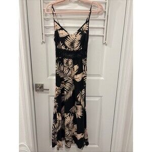 NWT CUPSHE Tropical Maxi Dress Women’s Live Life on the Beach, Small